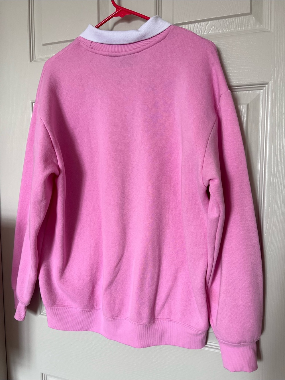 Barbie Pink and White Pullover Sweatshirt - Large - Picture 9 of 11